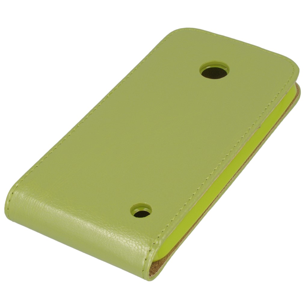 Pokrowiec z klapk na magnes Prestige Slim Flexi zielony NOKIA Lumia 635 / 4