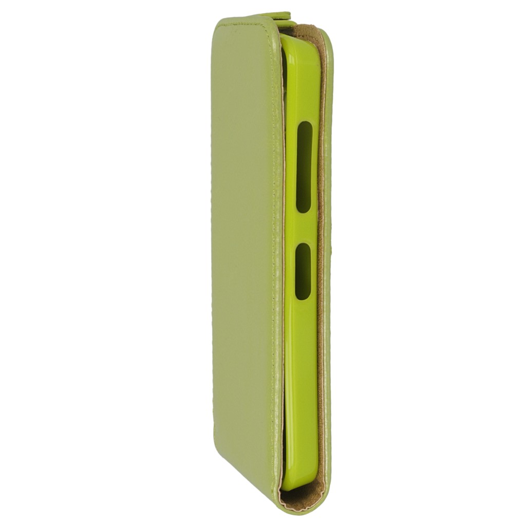 Pokrowiec z klapk na magnes Prestige Slim Flexi zielony NOKIA Lumia 635 / 7