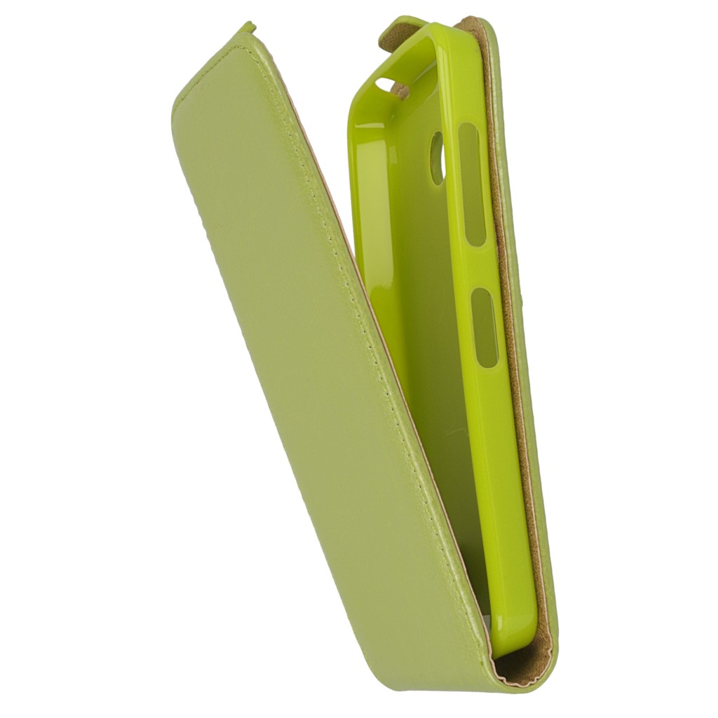 Pokrowiec z klapk na magnes Prestige Slim Flexi zielony NOKIA Lumia 635 / 8
