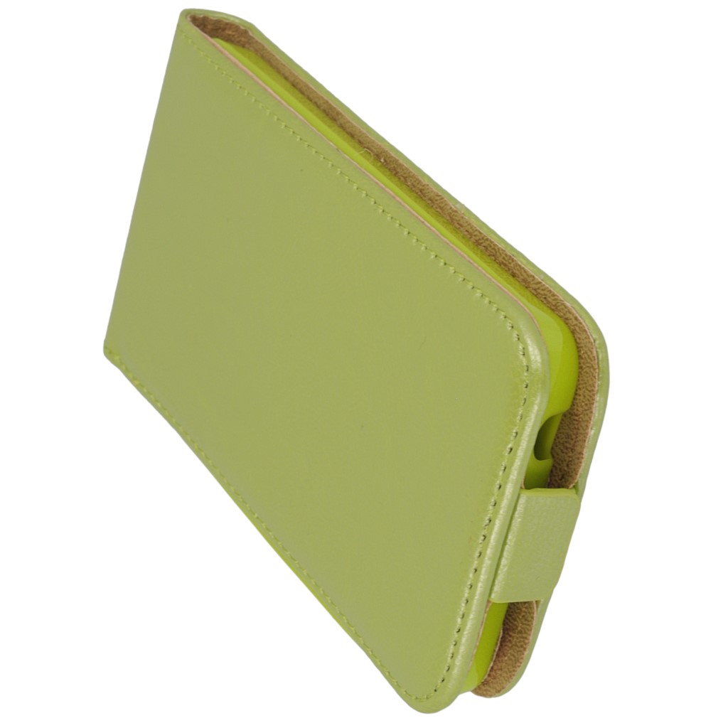 Pokrowiec z klapk na magnes Prestige Slim Flexi zielony NOKIA Lumia 635 / 5