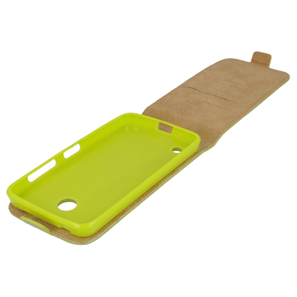 Pokrowiec z klapk na magnes Prestige Slim Flexi zielony NOKIA Lumia 635 / 9