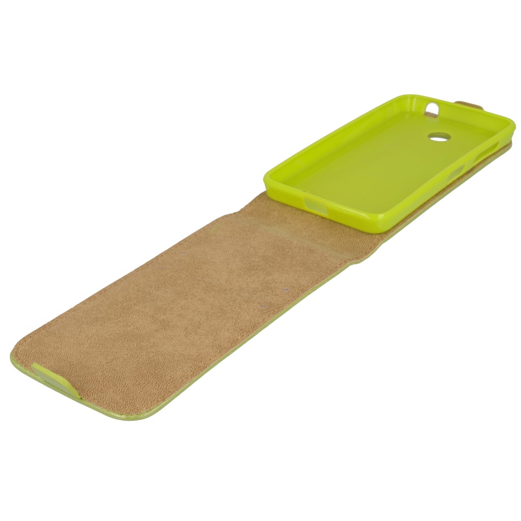 Pokrowiec z klapk na magnes Prestige Slim Flexi zielony NOKIA Lumia 635 / 10