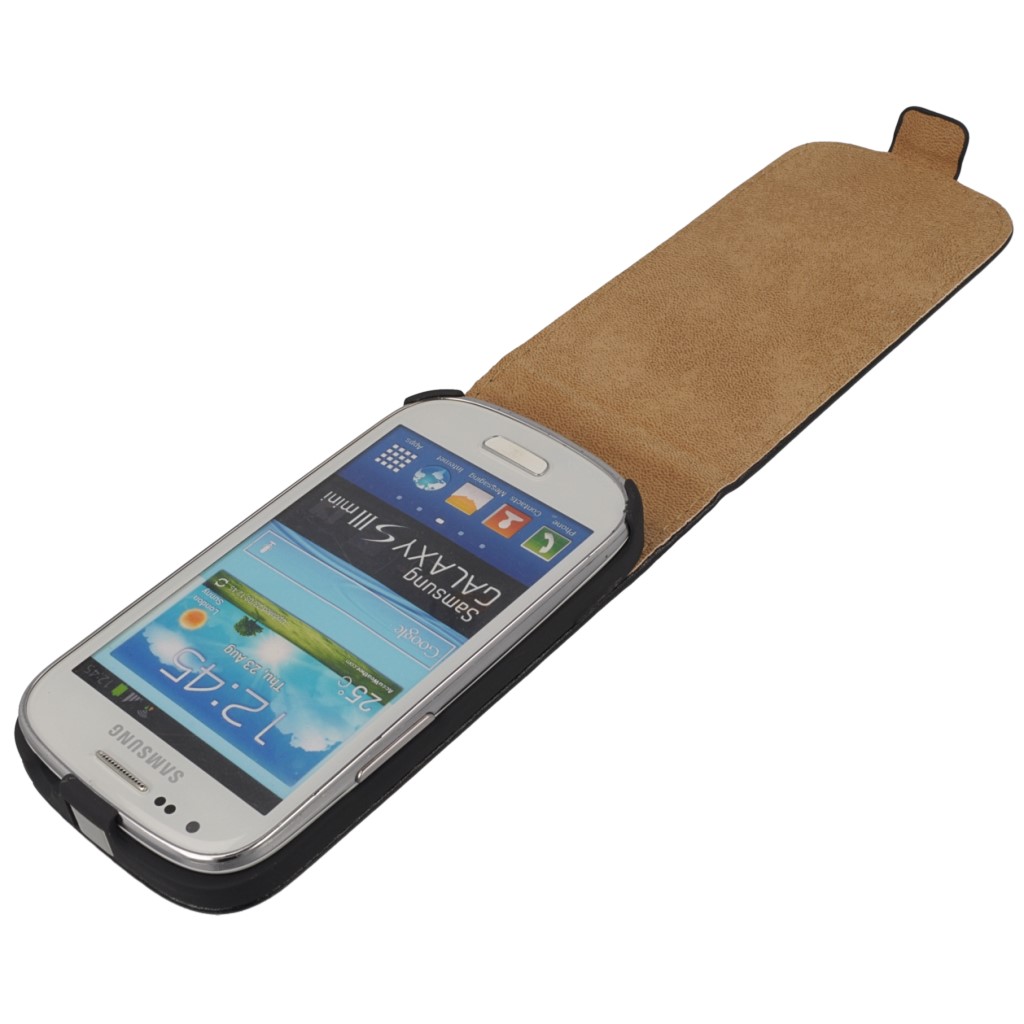 Pokrowiec z klapk na magnes Prestige Slim Elegance SAMSUNG Galaxy S III mini VE / 10