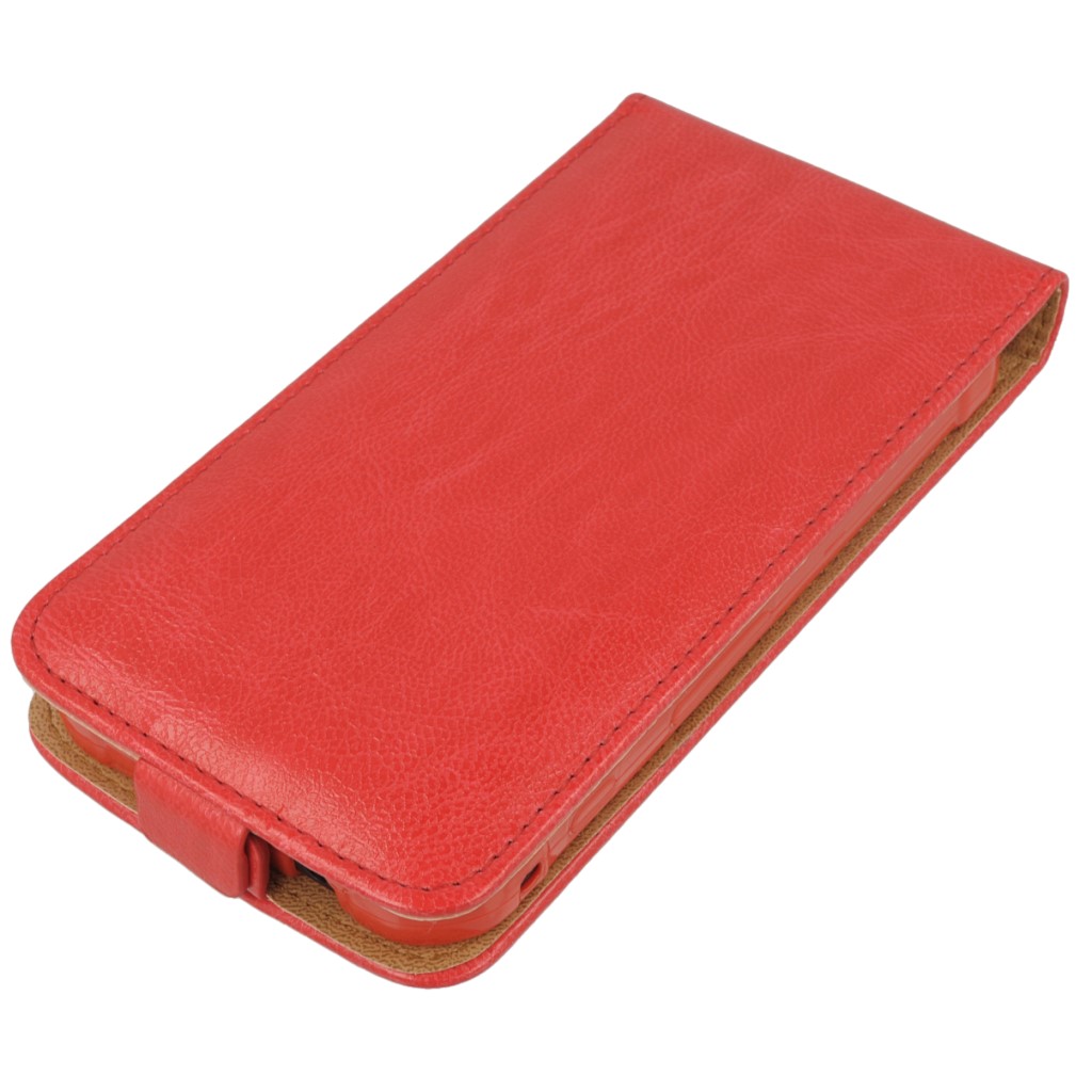 Pokrowiec z klapk na magnes Prestige Slim Flexi czerwony SAMSUNG Galaxy Xcover 3 / 2