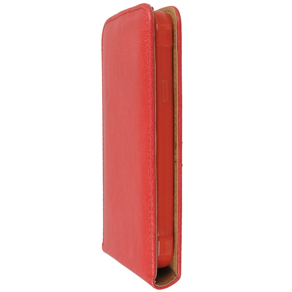 Pokrowiec z klapk na magnes Prestige Slim Flexi czerwony SAMSUNG Galaxy Xcover 3 / 6
