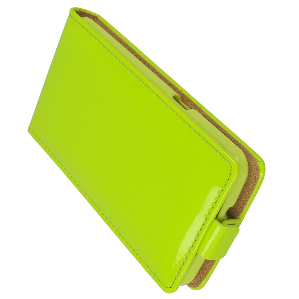 Pokrowiec z klapk na magnes Prestige Slim Flexi Fresh zielony SONY Xperia E4g / 8