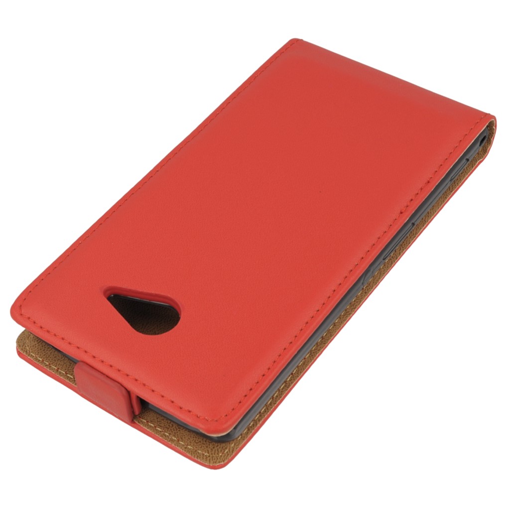 Pokrowiec z klapk na magnes Prestige Slim Flexi czerwony SONY Xperia Z3 / 4