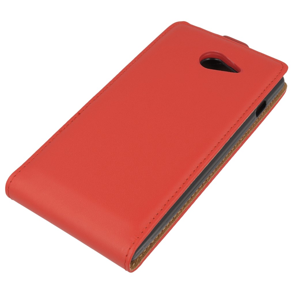 Pokrowiec z klapk na magnes Prestige Slim Flexi czerwony SONY Xperia Z3 / 3