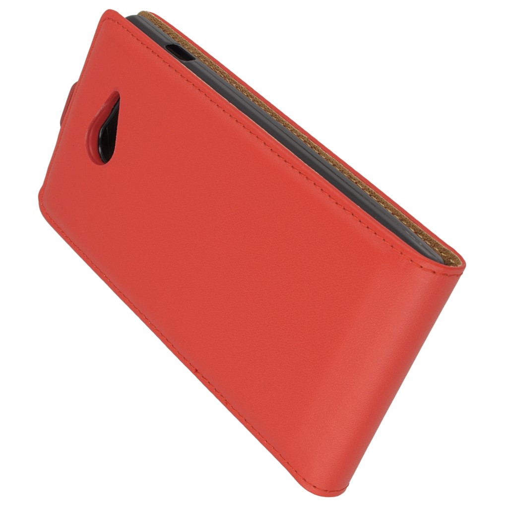 Pokrowiec z klapk na magnes Prestige Slim Flexi czerwony SONY Xperia Z3 / 5
