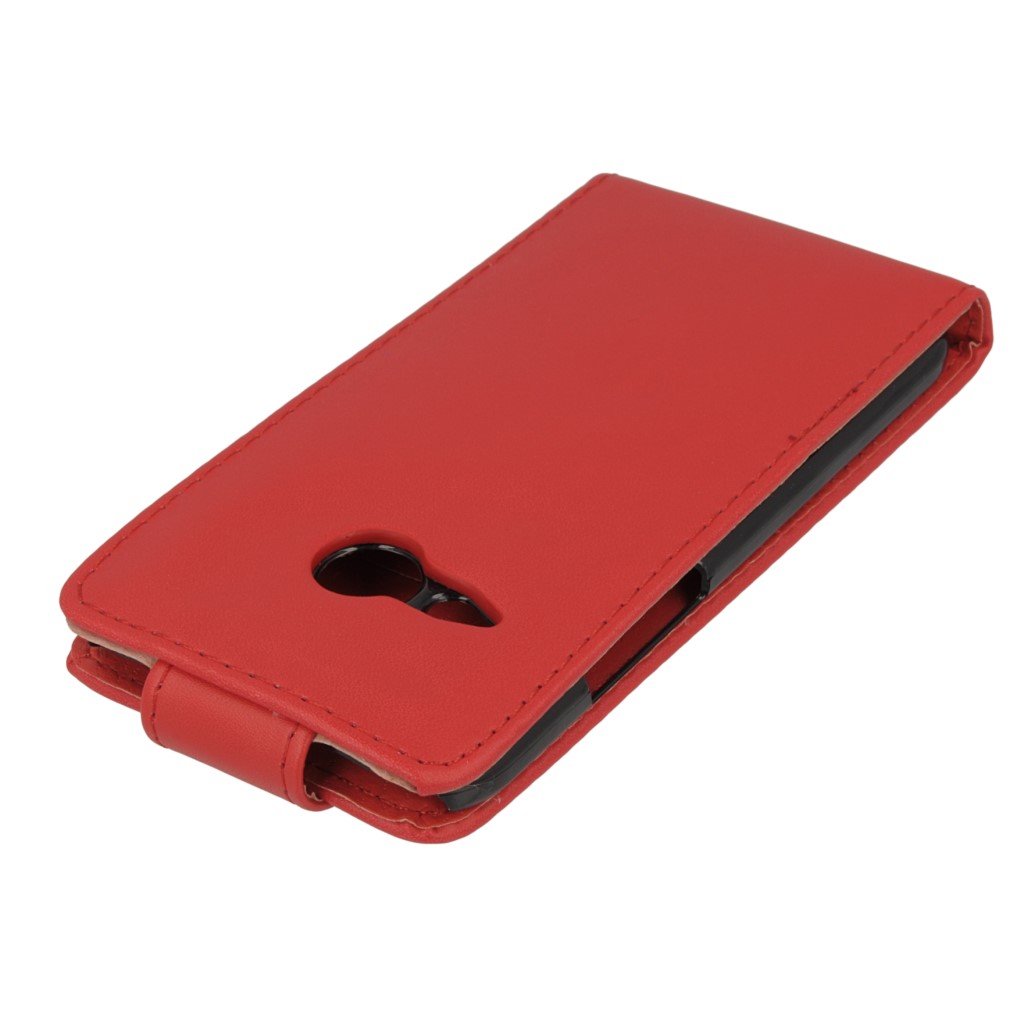 Pokrowiec z klapk na magnes Prestige czerwony HTC One mini 2 / 5
