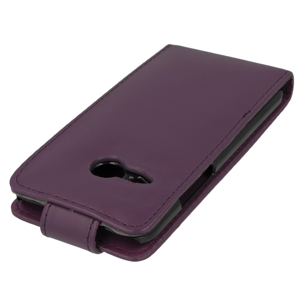 Pokrowiec z klapk na magnes Prestige fioletowy HTC One mini 2 / 4