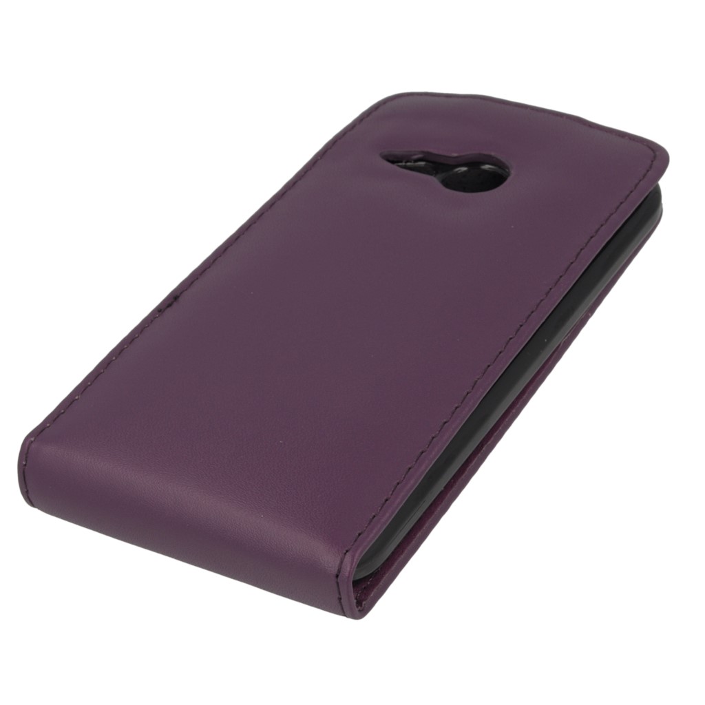Pokrowiec z klapk na magnes Prestige fioletowy HTC One mini 2 / 5