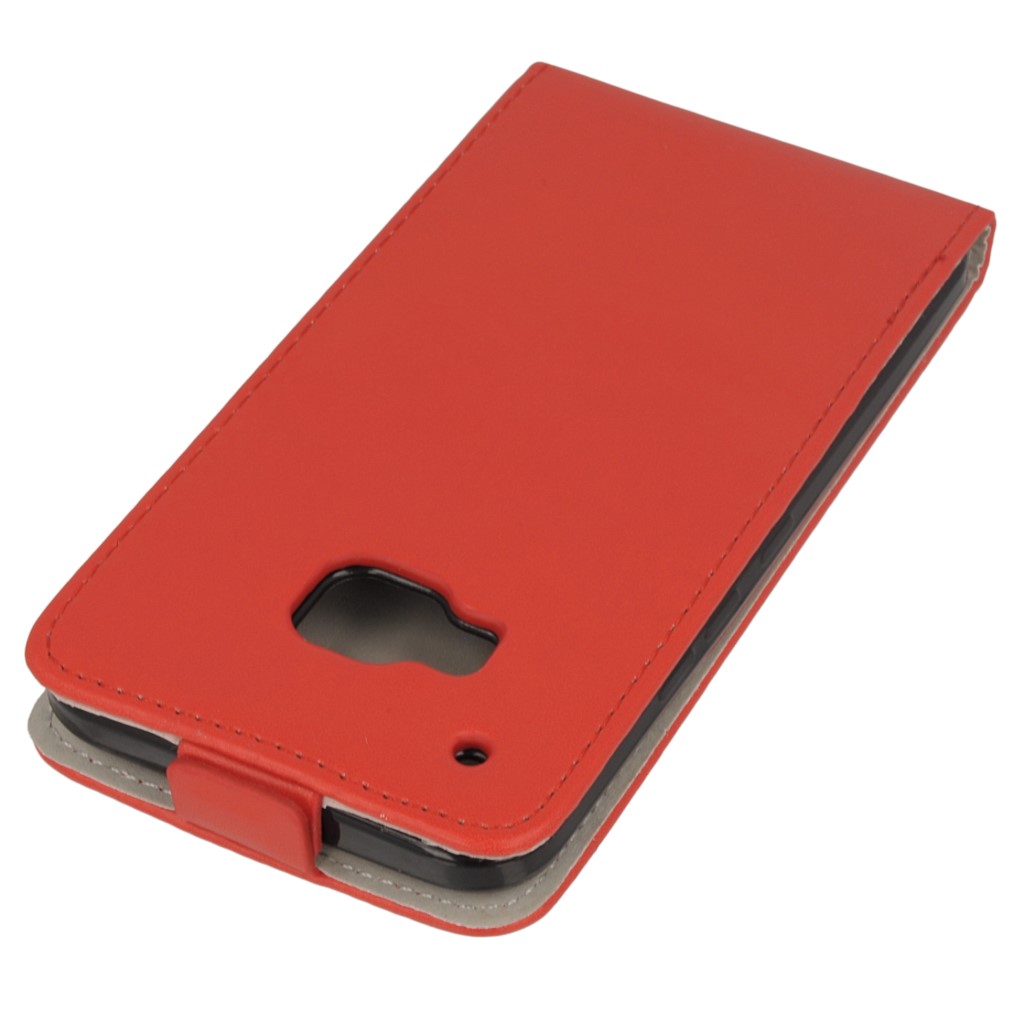 Pokrowiec z klapk na magnes Prestige Slim Flexi czerwony HTC One M9 Prime CE / 3