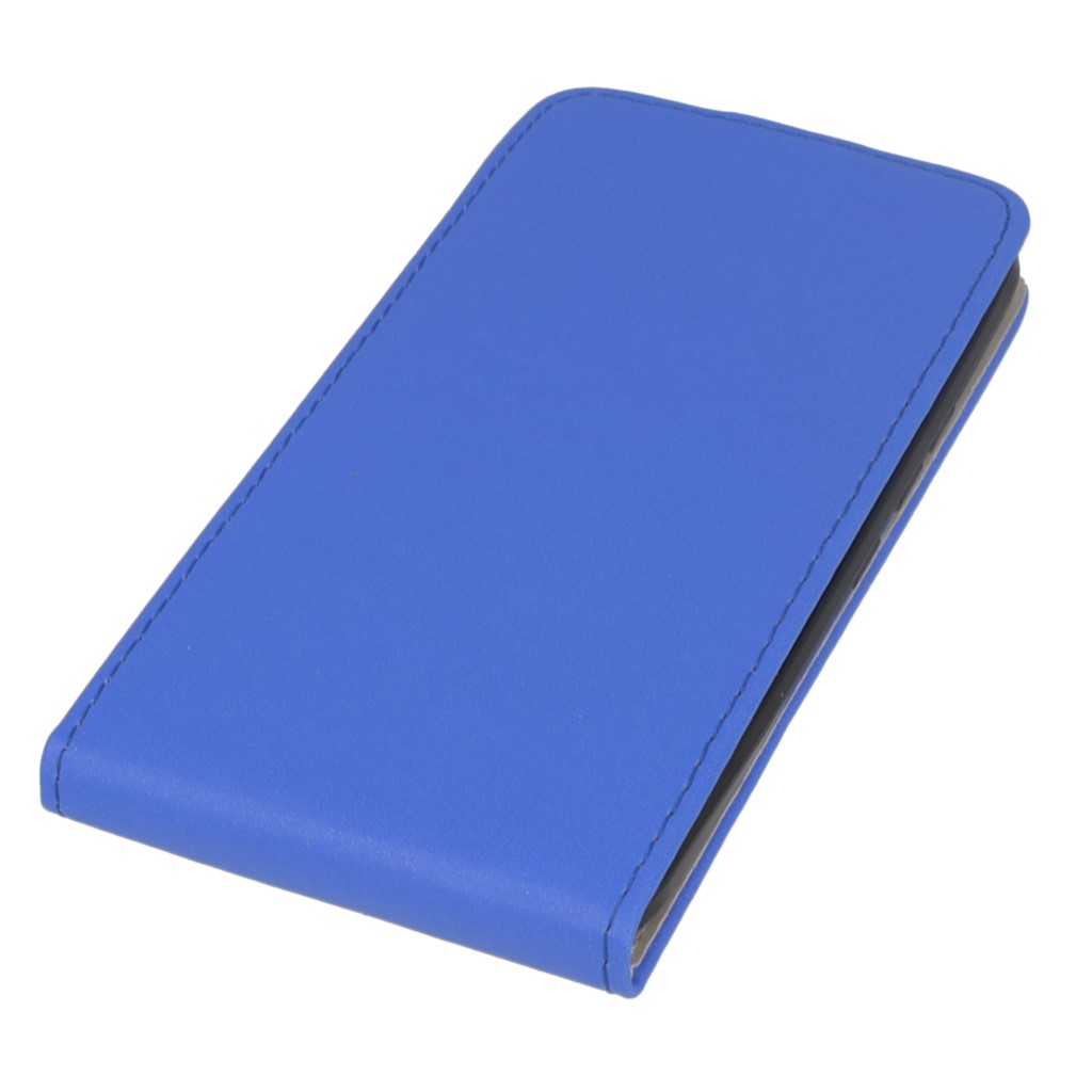 Pokrowiec z klapk na magnes Prestige Slim Flexi  niebieski HTC One M9 Prime CE / 2