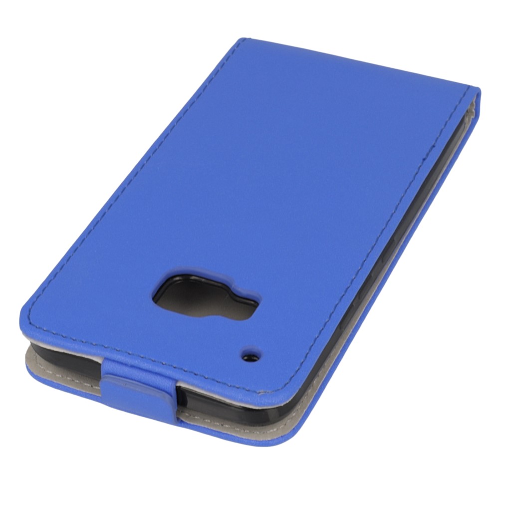 Pokrowiec z klapk na magnes Prestige Slim Flexi  niebieski HTC One M9 Prime CE / 3