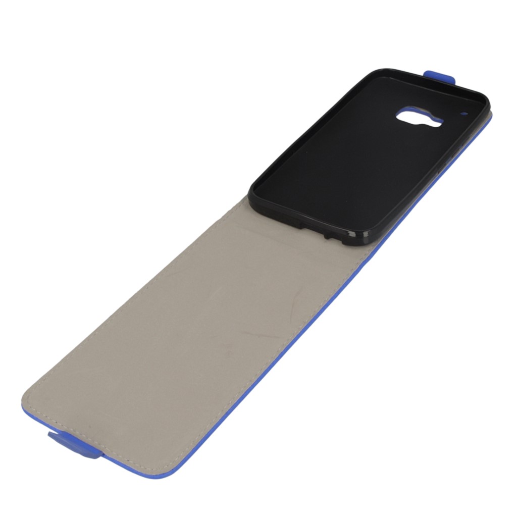 Pokrowiec z klapk na magnes Prestige Slim Flexi  niebieski HTC One M9 Prime CE / 9