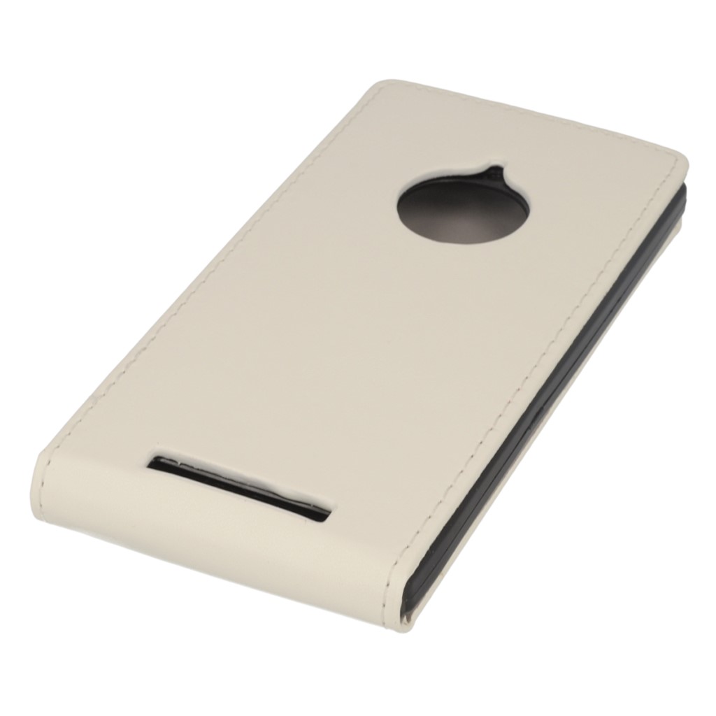 Pokrowiec z klapk na magnes Prestige Slim Flexi biay NOKIA Lumia 735 / 4