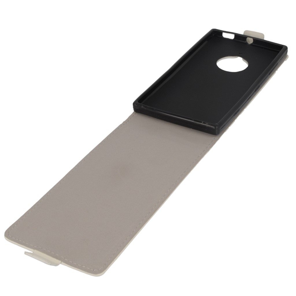Pokrowiec z klapk na magnes Prestige Slim Flexi biay NOKIA Lumia 735 / 6
