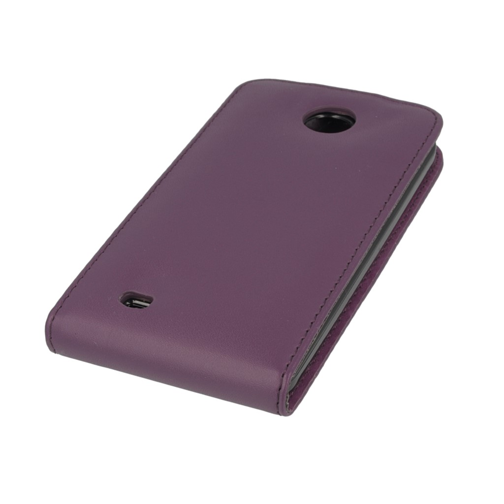 Pokrowiec z klapk na magnes Prestige fioletowy HTC Desire 300 / 5