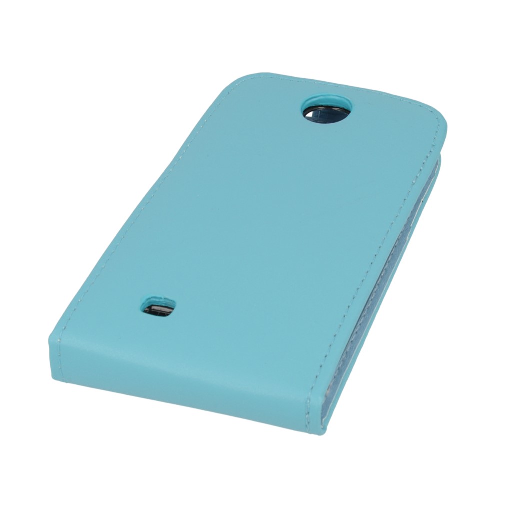Pokrowiec z klapk na magnes Prestige niebieski HTC Desire 300 / 5