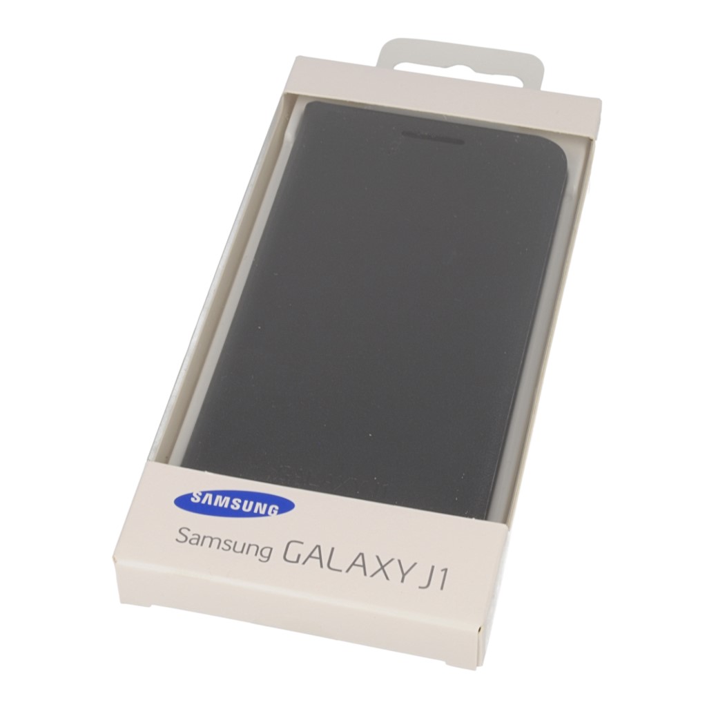 Pokrowiec EF-FJ100B etui flip cover czarny SAMSUNG Galaxy J1 / 9