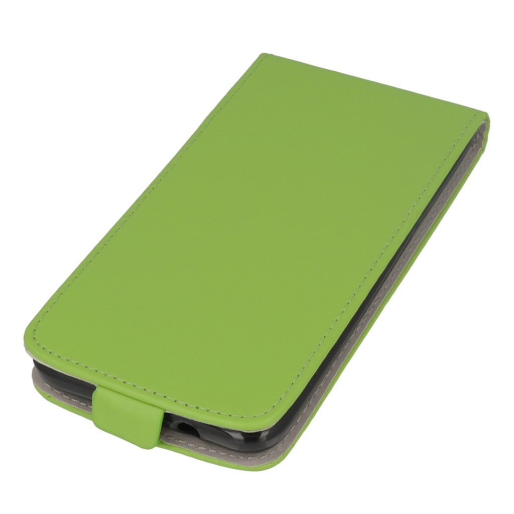 Pokrowiec z klapk na magnes Prestige Slim Flexi zielony HTC Desire 620 / 3