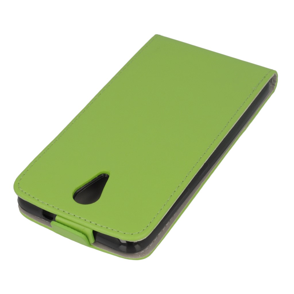 Pokrowiec z klapk na magnes Prestige Slim Flexi zielony HTC Desire 620 / 4