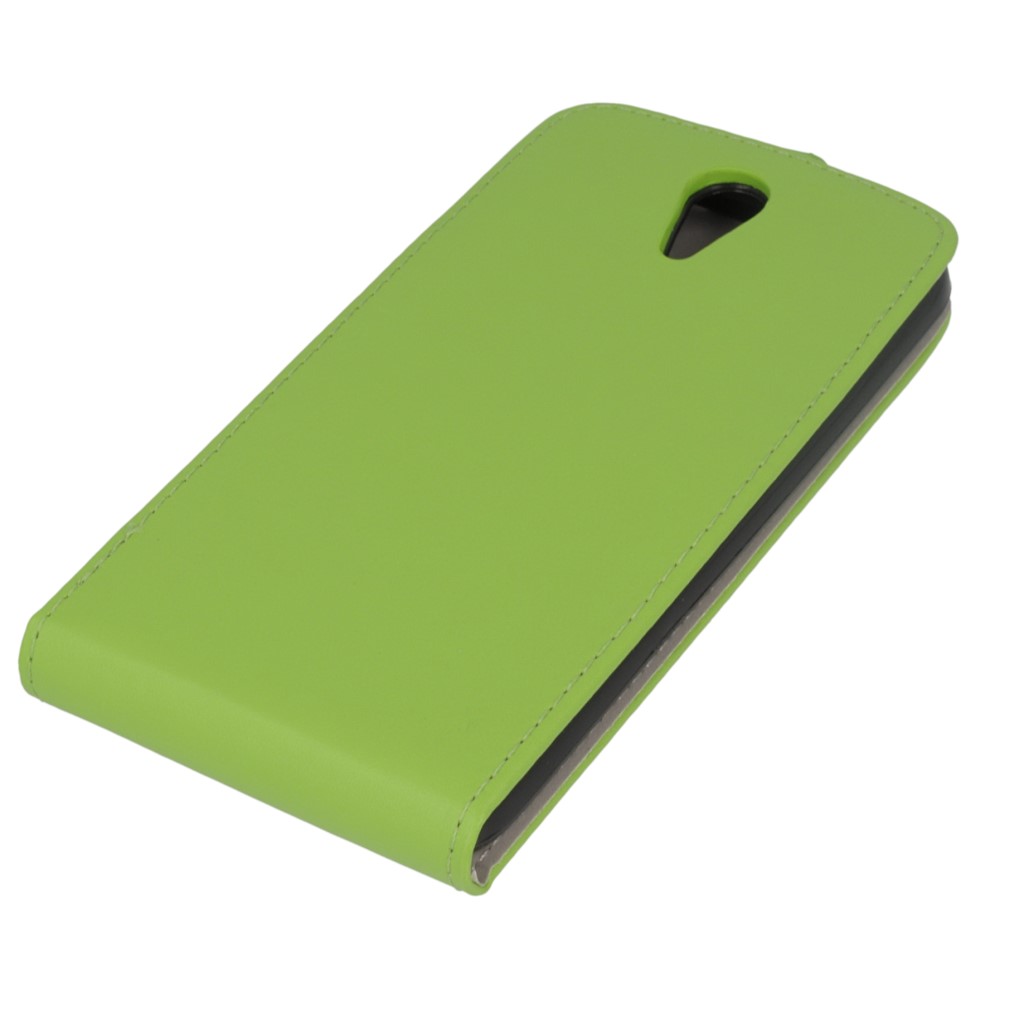 Pokrowiec z klapk na magnes Prestige Slim Flexi zielony HTC Desire 620 / 5