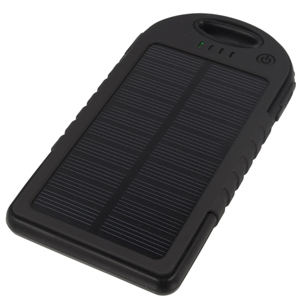 Power bank solarny Setty 5000mAh czarny SAMSUNG Galaxy S III mini VE / 2