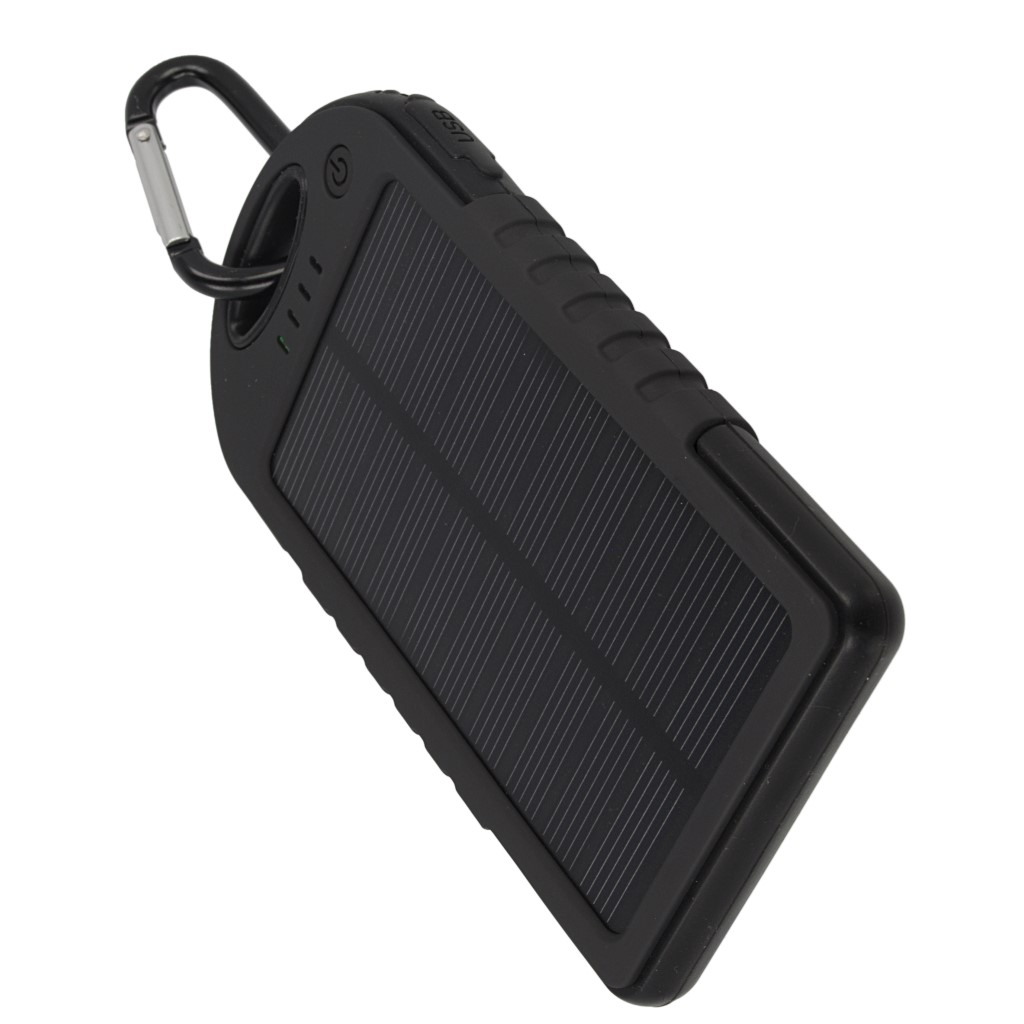 Power bank solarny Setty 5000mAh czarny SAMSUNG Galaxy S4 mini plus / 6