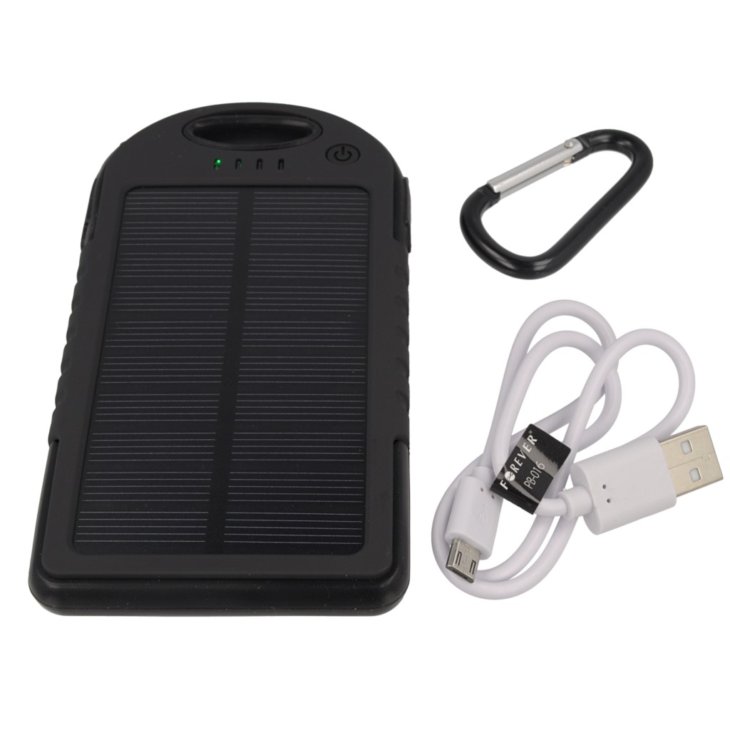 Power bank solarny Setty 5000mAh czarny HUAWEI MatePad T8 8.0 / 7