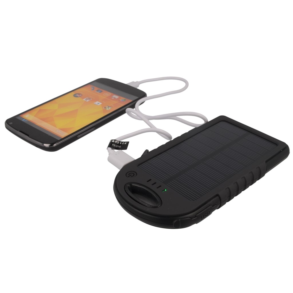 Power bank solarny Setty 5000mAh czarny APPLE iPad Pro 11 2020 / 9