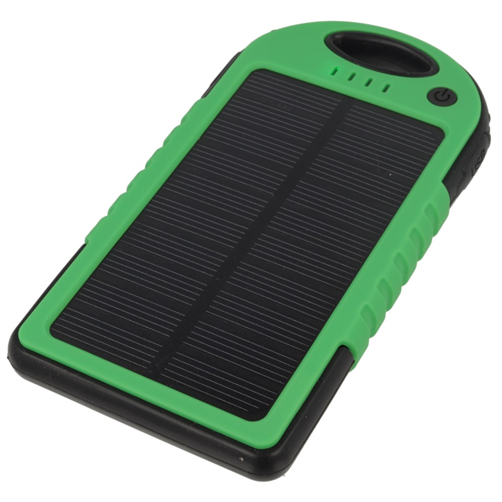 Power bank solarny Setty 5000mAh zielony myPhone Pocket 2 / 2