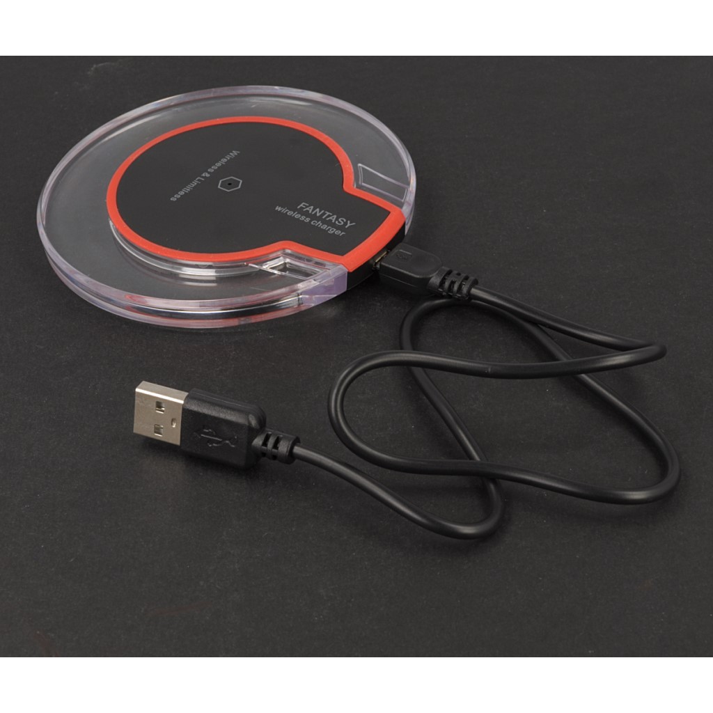 adowarka sieciowa indukcyjna bezprzewodowa QI LED czarna Vodafone Smart Platinum 7 / 2