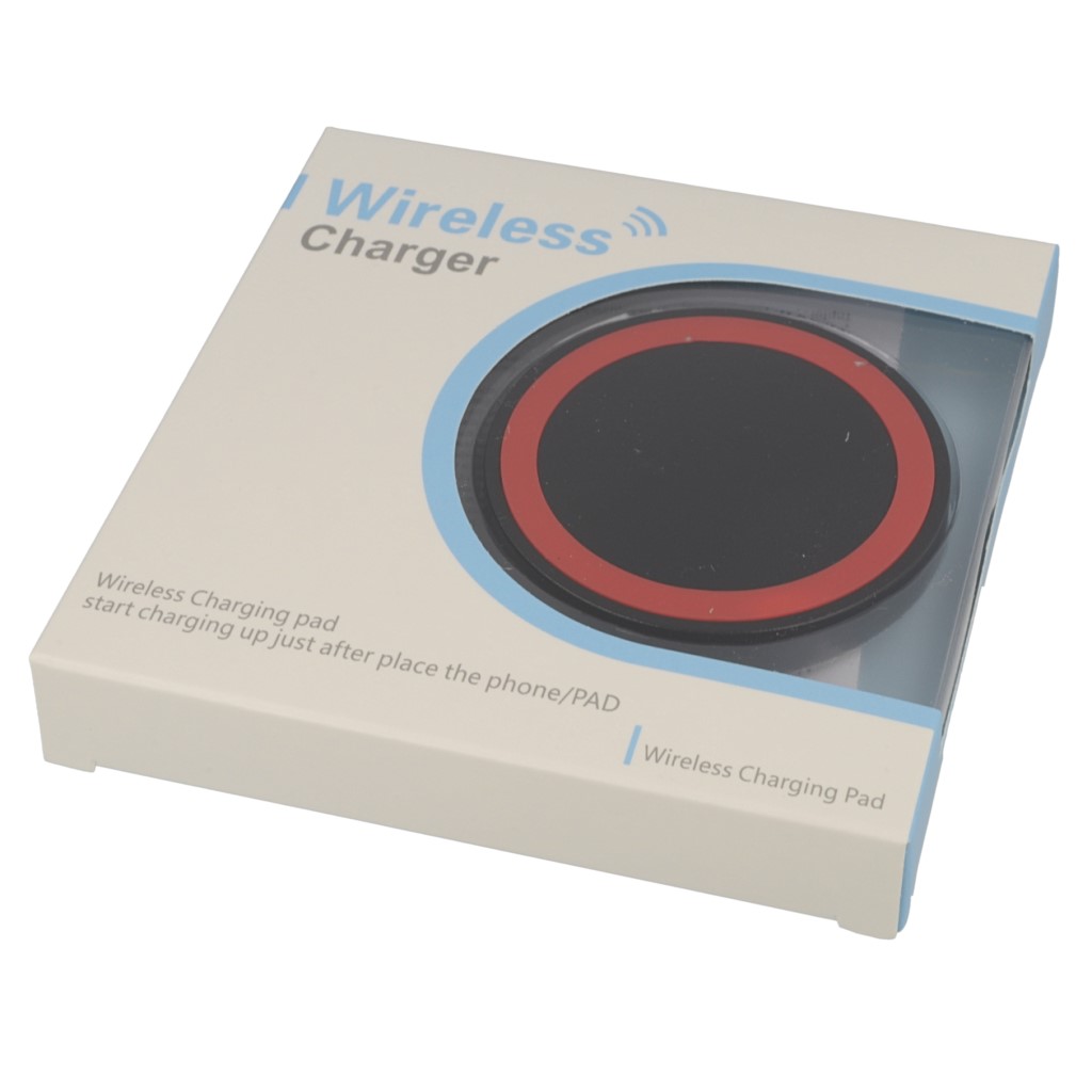 adowarka sieciowa indukcyjna QI Typ 01 czarno-czerwona SAMSUNG Galaxy S7 Edge / 5