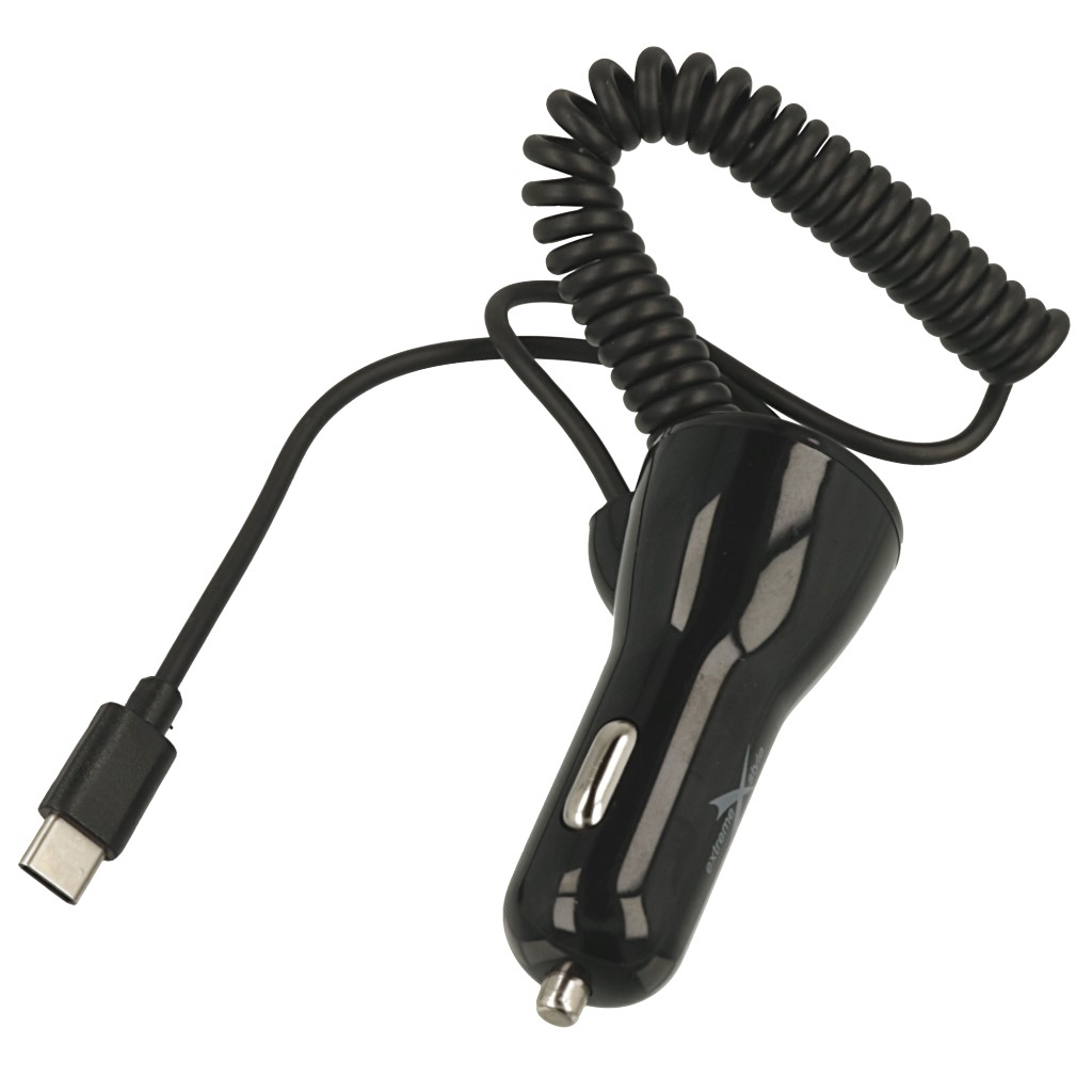 adowarka samochodowa eXtreme USB typ-C 4A ACCC2U4B czarna LG K62+ / 3