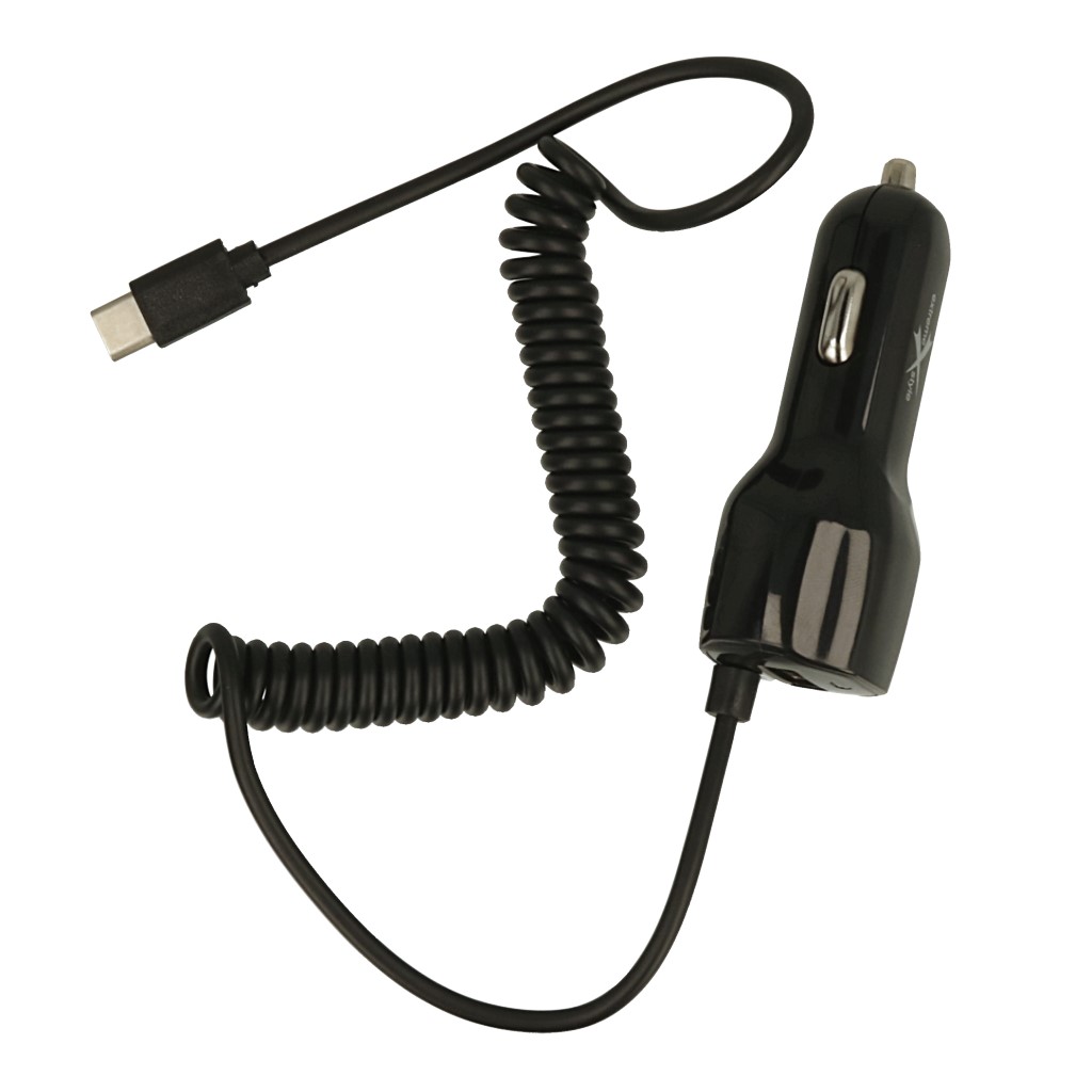 adowarka samochodowa eXtreme Ampere USB typ-C ACCCU31 czarna NOKIA T20 / 5