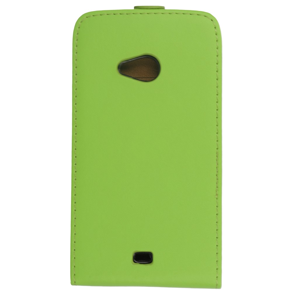 Pokrowiec z klapk na magnes Prestige Slim Flexi zielony Microsoft Lumia 640 XL Dual SIM / 7