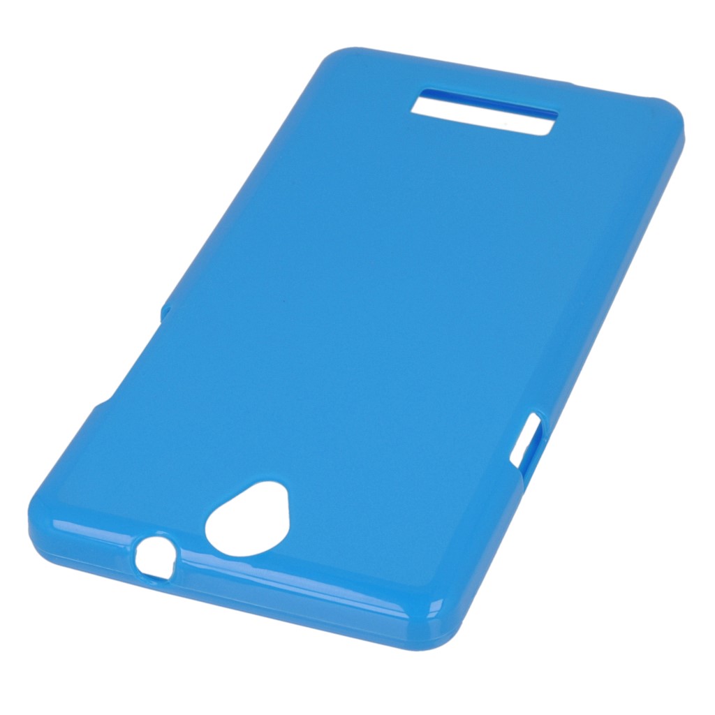 Pokrowiec oryginalne silikonowe etui BACK CASE niebieskie myPhone Cube / 2