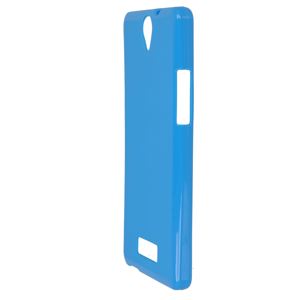 Pokrowiec oryginalne silikonowe etui BACK CASE niebieskie myPhone Cube / 6