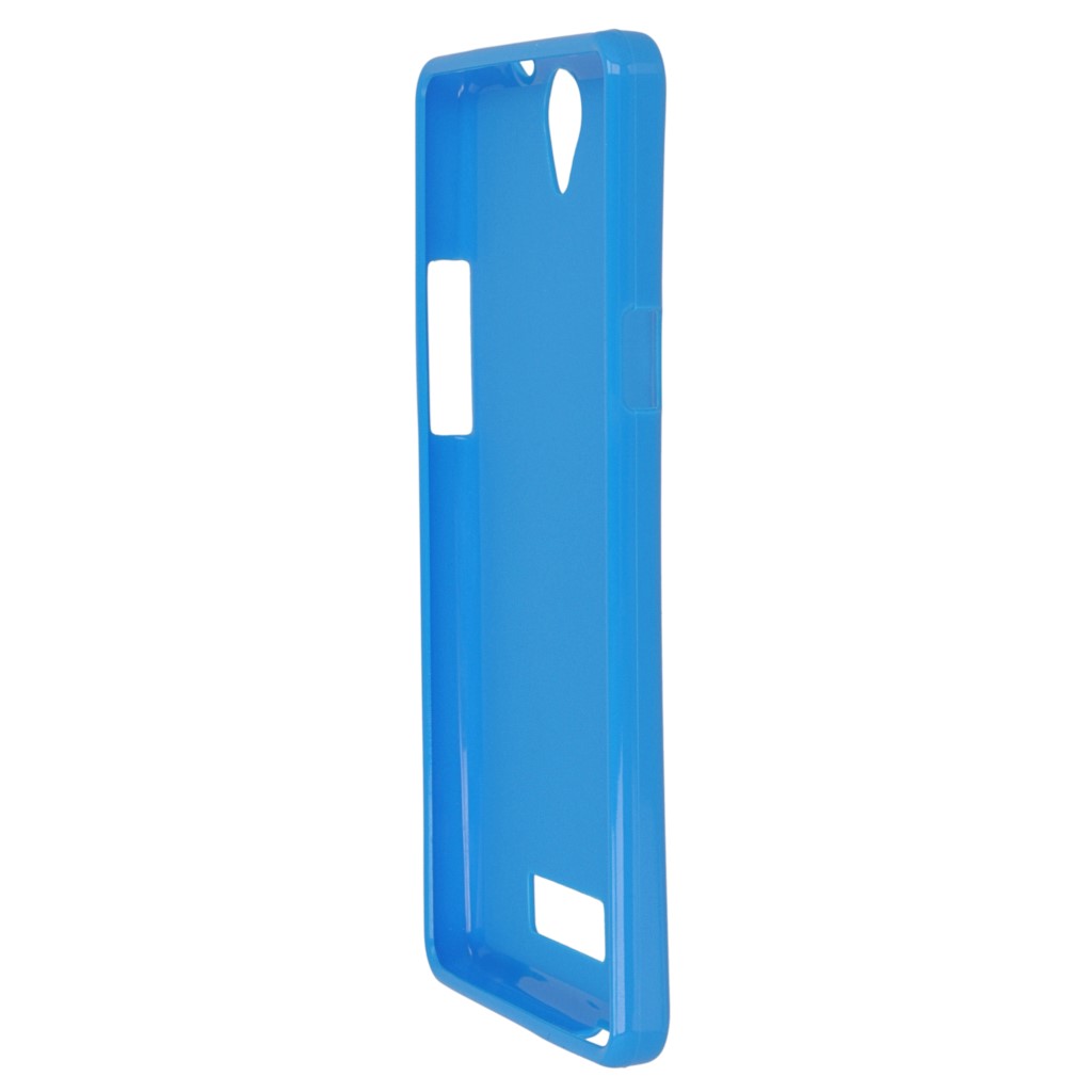 Pokrowiec oryginalne silikonowe etui BACK CASE niebieskie myPhone Cube / 8