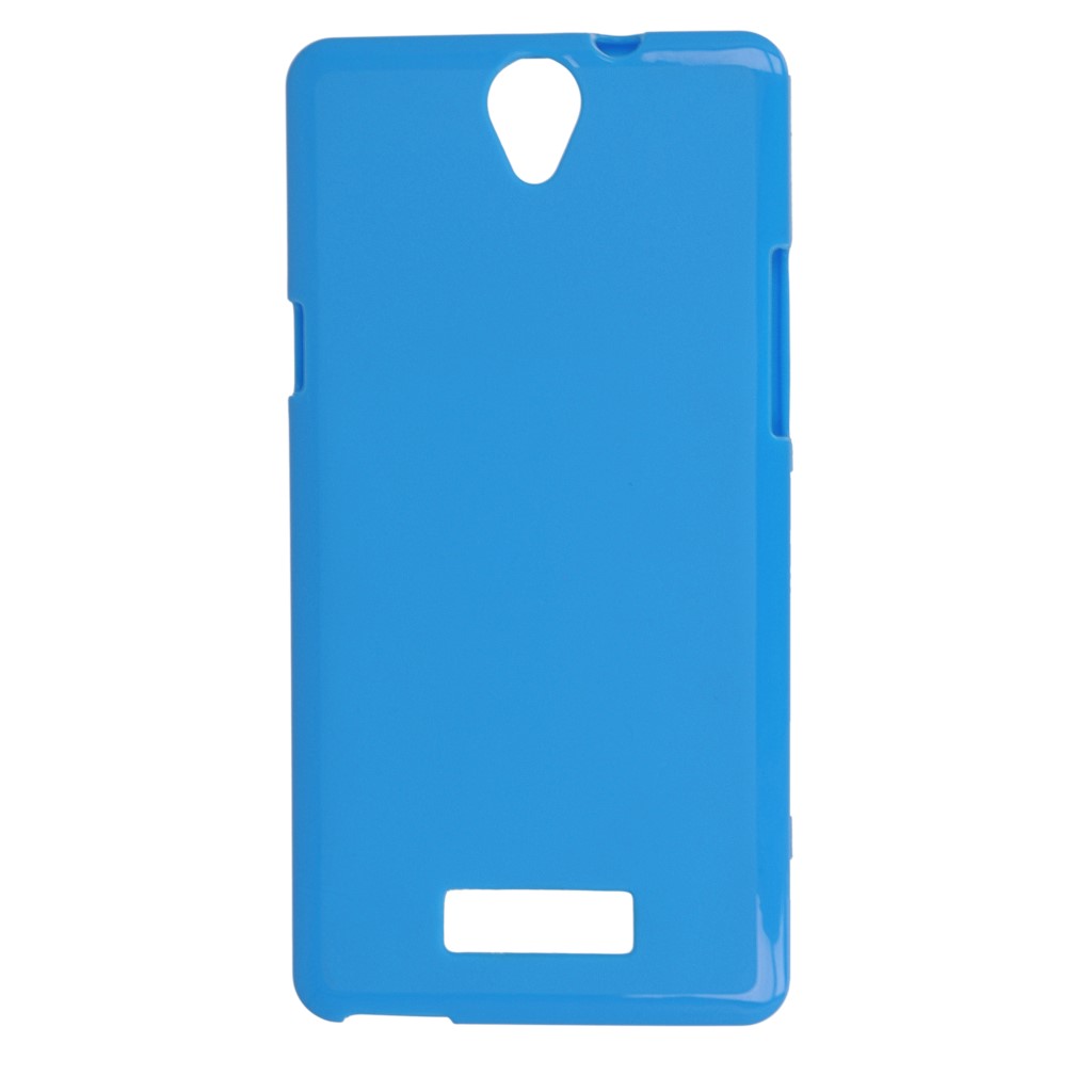 Pokrowiec oryginalne silikonowe etui BACK CASE niebieskie myPhone Cube / 9
