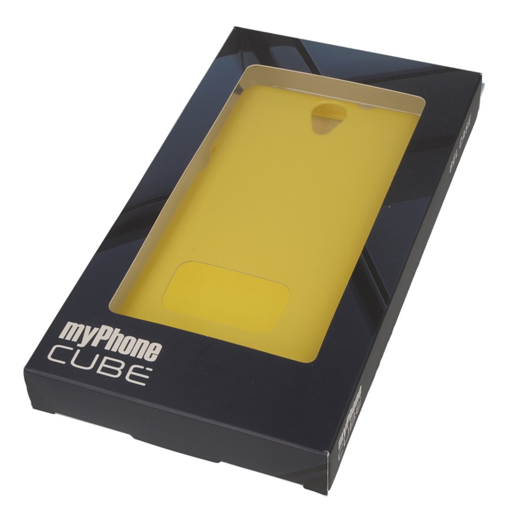 Pokrowiec oryginalne silikonowe etui BACK CASE te myPhone Cube / 11