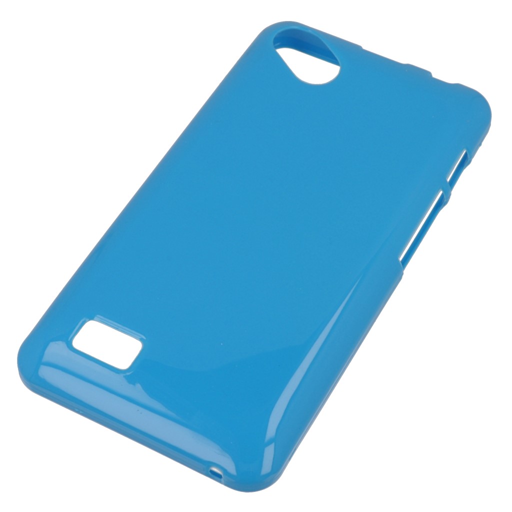 Pokrowiec silikonowe etui BACK CASE niebieskie myPhone C-Smart Glam