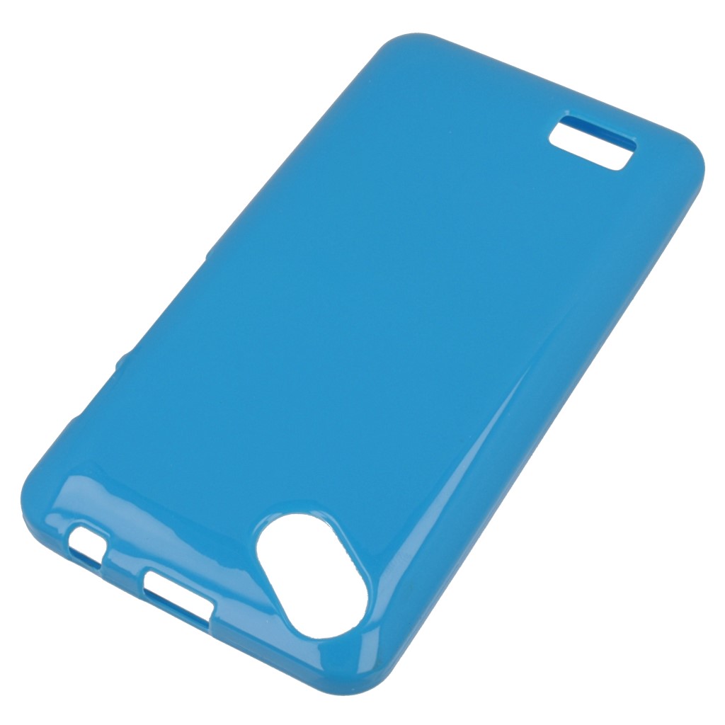 Pokrowiec silikonowe etui BACK CASE niebieskie myPhone C-Smart Glam / 2