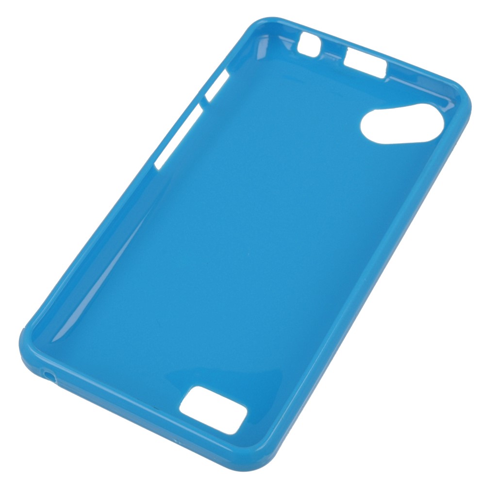 Pokrowiec silikonowe etui BACK CASE niebieskie myPhone C-Smart Glam / 3