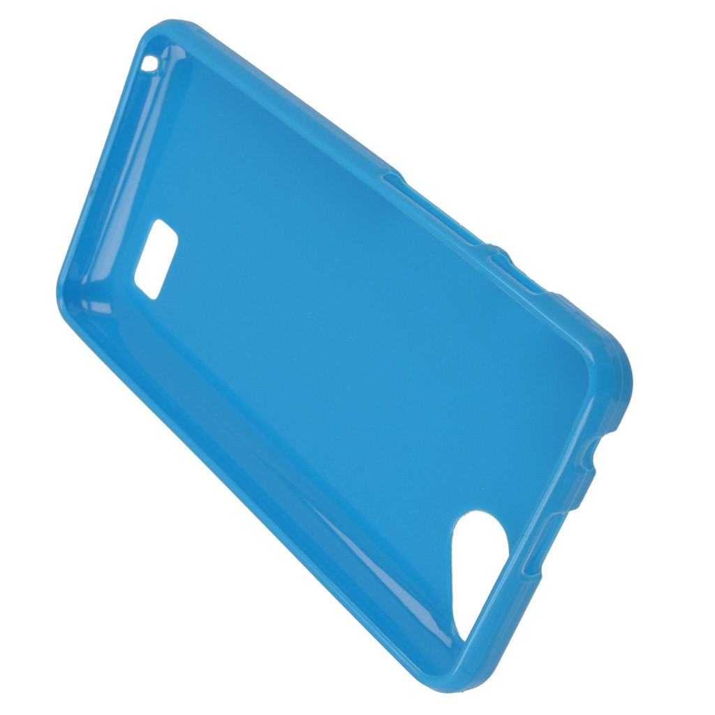 Pokrowiec silikonowe etui BACK CASE niebieskie myPhone C-Smart Glam / 4