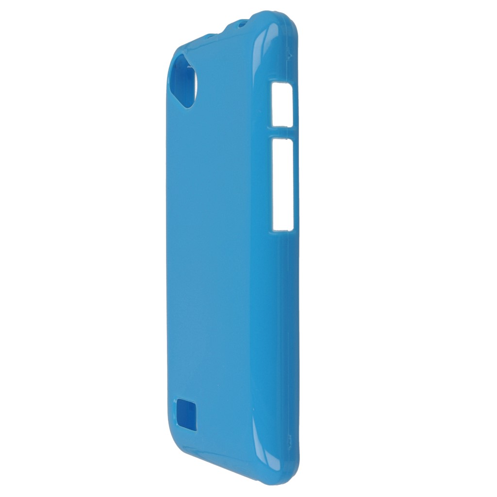 Pokrowiec silikonowe etui BACK CASE niebieskie myPhone C-Smart Glam / 6