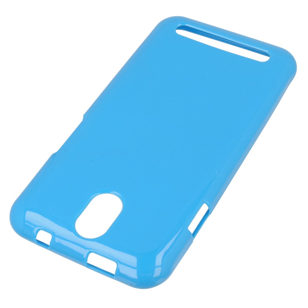 Pokrowiec silikonowe etui BACK CASE niebieskie myPhone Fun 5 / 2