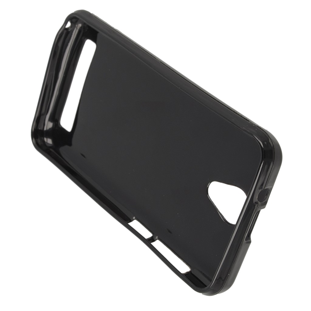 Pokrowiec oryginalne GO! silikonowe etui BACK CASE czarne myPhone GO! / 4